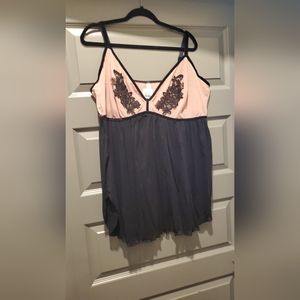 Black and blush lingerie